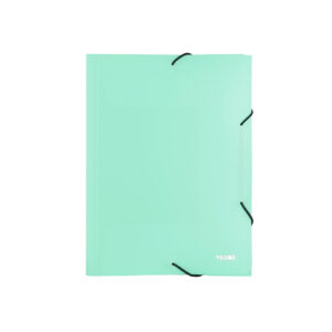 CARPETA TRAMA 3 SOLAPAS C/ELASTICO OFICIO PP PASTEL V/COLORES