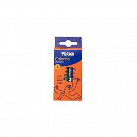 LAPICES DE CERA TRAMA X 6 COLORES