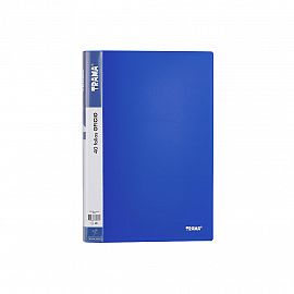 CARPETA TRAMA CON 40 FOLIOS OFICIO V/COLORES