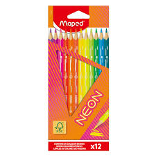 LAPIZ COLOR MAPED NEON X12U (831802)