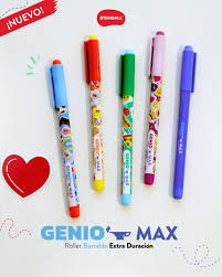 ROLLER GENIO BORRABLE MAX DISEÑOS X12U C/U (206410201)