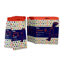 PROMO TRAMA LAPICES DE COLORES RESINA 12 X 12 LARGOS + 6 X 24 LARGOS