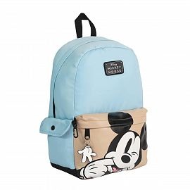 MOCHILA MOOVING MICKEY MOUSE BLUE ESPALDA 18" (1618126)