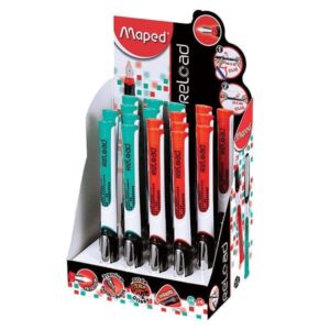LAPICERA PLUMA MAPED ESTILOGRAFICA RELOAD X18 C/U (222712)