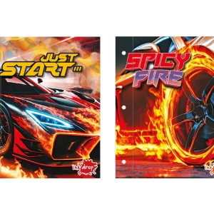 CARPETA INKDROP ESCOLAR N°3 C/CORDON AUTO FIRE (302319)