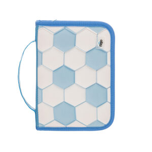 CANOPLA FILGO STARPAK  RIGID FUTBOL CELESTE Y BLANCA (CA26-RST-010)