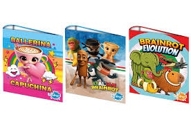 CARPETA INKDROP ESCOLAR 3X40 BRAINROT (300349)