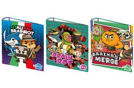 CARPETA INKDROP ESCOLAR 3X40 BRAINROT II (300350)