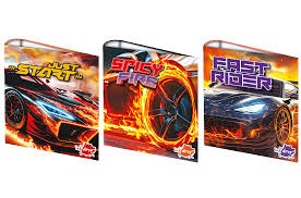 CARPETA INKDROP ESCOLAR 3X40 AUTO FIRE (300319)