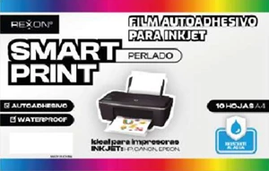 FILM INK JET REXON SMART PRINT AUTOADHESIVO PERLADO X10U (16533)