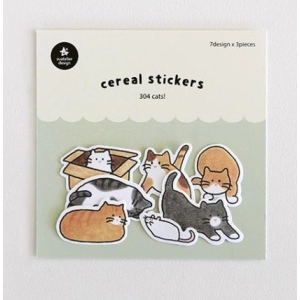 STCIKER PVC 10X19 CM CATS (65238)
