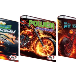 CARPETA KIT ESCOLAR 3X40 FUEGO II (571102)