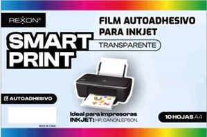 FILM INK JET REXON SMART PRINT AUTOADHESIVO TRANSPARENTTE X10U (16529)