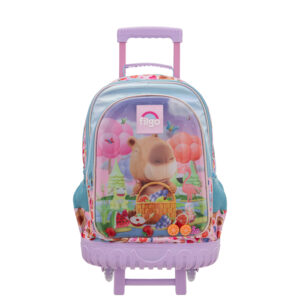 MOCHILA FILGO 3D 18" CAPIBARA CON CARRITO  (MO26-T3D-308)