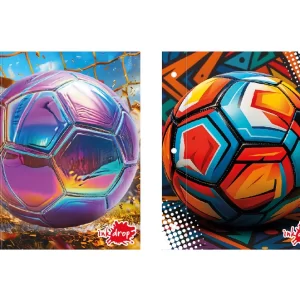 CARPETA INKDROP ESCOLAR N°3 C/CORDN PELOTAS (302324)