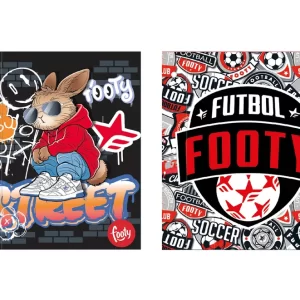 CARPETA INKDROP ESCOLAR N°3 C/CORDON  FOOTY BOYS III (302332)