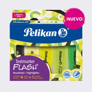 RESALTADOR PELIKAN FLASH CITRUS-BLACK X5U (L04190046)