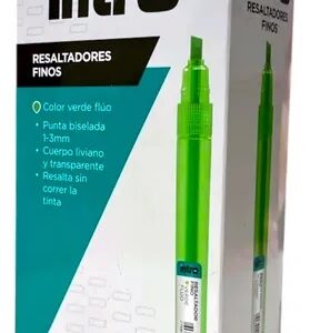 RESALTADOR PUNTA FINA INTRO CLUB 300 X24U C/U (357401)