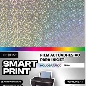 FILM INK JET REXON SMART PRINT AUTHODESIVO HOLOGRAFICO STARS X10U (16537)