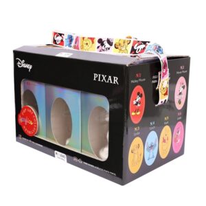 FIGURAS DE YESO DISNEY PIXAR MOOVING PARA COLOREAR + 24 MARCADORES DE ACRILICO PUNTA PINCEL (3112100)