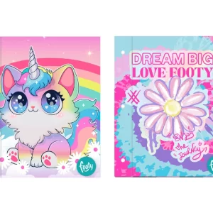 CARPETA INKDROP ESCOLAR N°3 C/CORDON FOOTY GIRL V (302336)