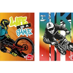 CARPETA INKDROP ESCOLAR N°3 C/CORDON  BMX (302300)