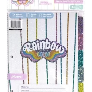 SEPARADOR REXON ESCOLAR RAINBOW COLOR (20665)