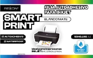 FILM INK JET REXON SMART PRINT AUTOADHESIVO BLANCO MATE X10U (16532)