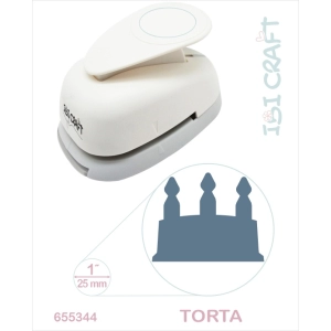 PERFORADORA ARTISTICA IBI CRAFT CASTILLO 25MM 1" CORTE  2.6CM 90-250GR (655344)