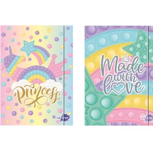 CARPETA INKDROP 3 SOLAPAS POP IT PASTEL II (566727)