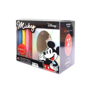 FIGURA DE YESO MICKEY MOUSE MOOVING PARA COLOREAR + 8 MARCADORES DE ACRILICO PUNTA PINCEL (3112101)