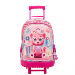 MOCHILA FILGO 3D 18" LEOPARDA CON CARRITO  (MO26-T3D-020)