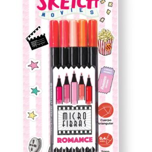 MICROFIBRA SIMBALL MICRO 0.4MM SKETCH ROMANCE X5U. BLISTER (210049505)