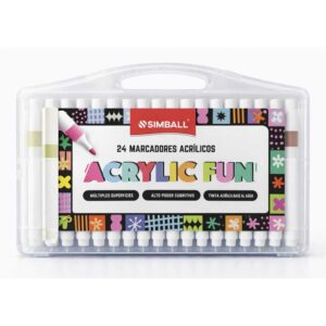 MARCADORES ACRILICOS SIMBALL ACRYLIC FUN VALIJA X24U (211060124)