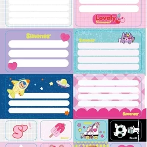 ETIQUETAS REYSA ESCOLARES SIMONES.