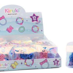 HEBILLITAS MOÑO PARA EL CABELLO KIRUKI PASTEL X6U  (200011)