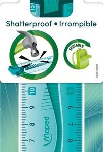 REGLA MAPED INRROMPIBLE 15CM (244060)