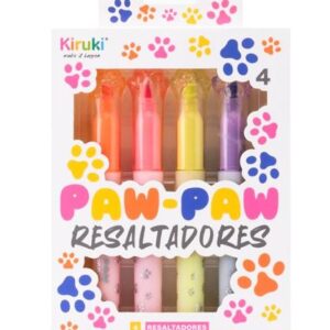 RESALTADORES KIRUKI PAW-PAW DE HUELLITAS SURTIDOS X4U (180008)