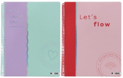 CUADERNO MOOVING 29.7 T.FLEX 80 HJS RAYADO PASTEL ROCK (1208210)
