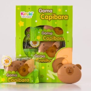 GOMA DE BORRAR ROLLER Y LAPIZ KIRUKI CAPIBARA X24U C/U (170011)