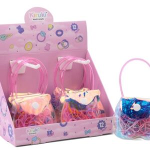 CARTERITA DE ACCESORIOS PARA EL CABELLO KIRUKI PASTEL 8GRS (200001)