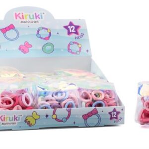 MINI COLITAS PARA EL CABELLO  KIRUKI X40U SURTIDAS (200008)