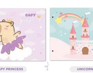 CARPETA REYSA N°5 C/CORDON PRINCESAS (LOBO PRODUCCIONES)