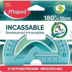 TRANSPORTADOR MAPED INRROMPIBLE 180° (244180)