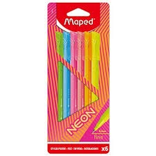 MICROFIBRA MAPED NEON BLISTER X6U (749160)