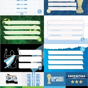 ETIQUETAS REYSA ESCOLARES ARGENTINA.