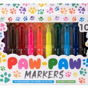 MARCADORES KIRUKI PAW-PAW DE HUELLITAS SURTIDOS (700014)