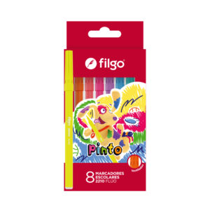 MARCADORES ESCOLARES FILGO PINTO FLUO X8U (CM2210-E8-FLU)