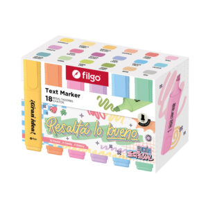 RESALTADOR FILGO TEXT MARKER CHATOS X18U (TXM-EM18-PAS)