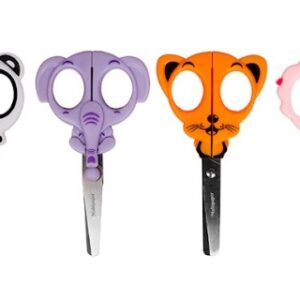 TIJERA ESCOLAR METALICA ANIMALES X32U C/U 13CM (TJ-03)